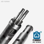 杰德 锥双螺杆挤出机专用螺杆机筒 型号齐全-开元网页版，挤出机螺杆，注塑机螺杆，舟山螺杆，螺杆厂